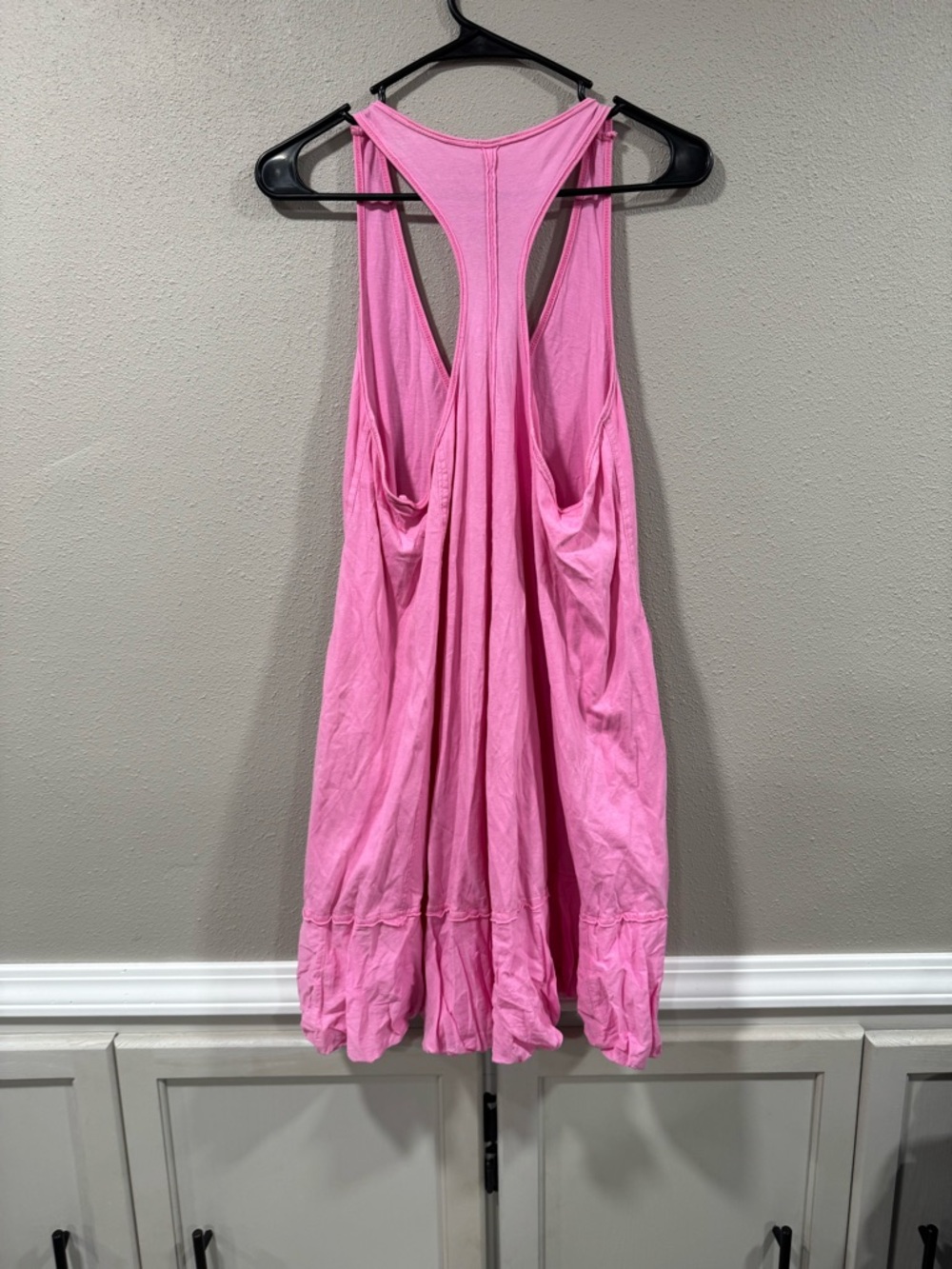 Daily Practice Anthropologie Bubble- Hem Dress Pink - Picture 7 of 7